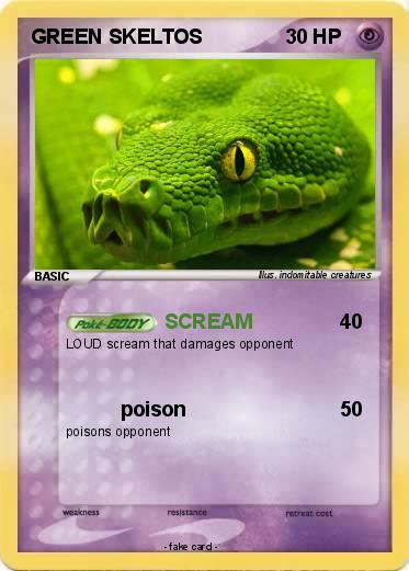 Pokemon GREEN SKELTOS