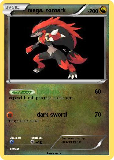 Pokemon mega. zoroark