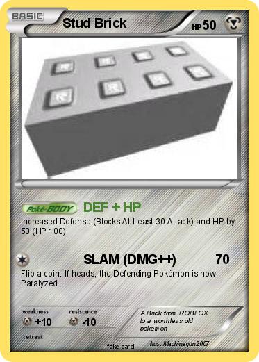 Pokemon Stud Brick