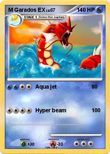 Pokemon M Garados EX