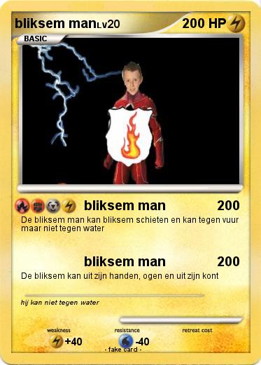 Pokemon bliksem man