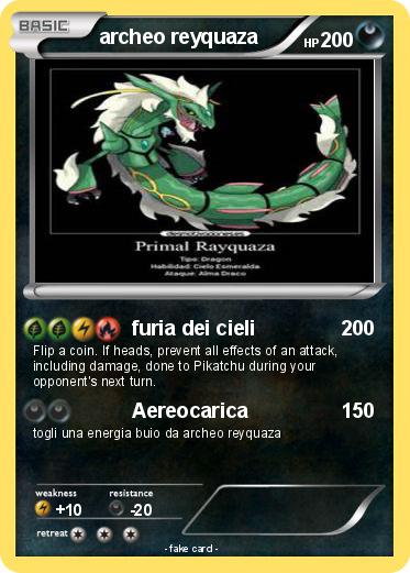 Pokemon archeo reyquaza