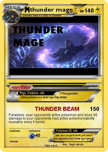 Pokemon thunder mage