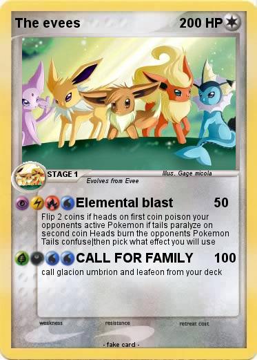 Pokemon The evees