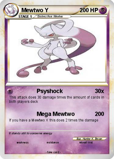 Pokemon Mewtwo Y