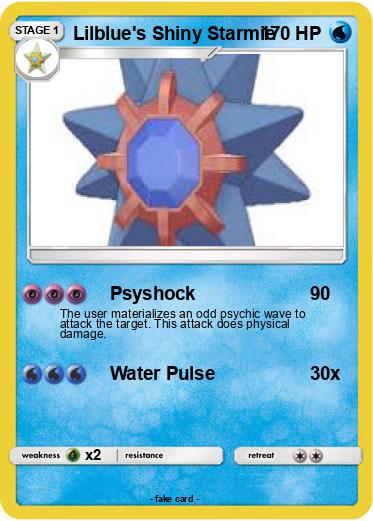 Pokemon Lilblue's Shiny Starmie
