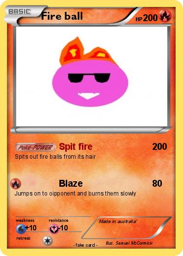 Pokemon Fire ball