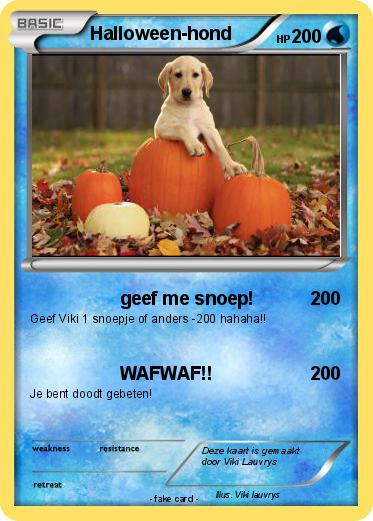 Pokemon Halloween-hond