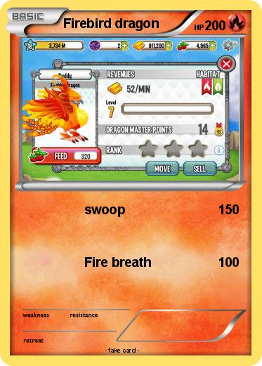 Pokemon Firebird dragon