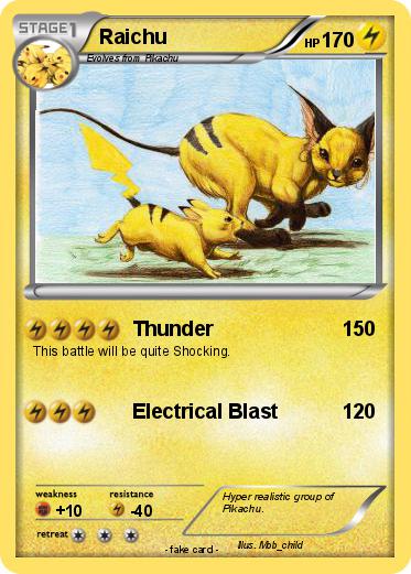 Pokemon Raichu