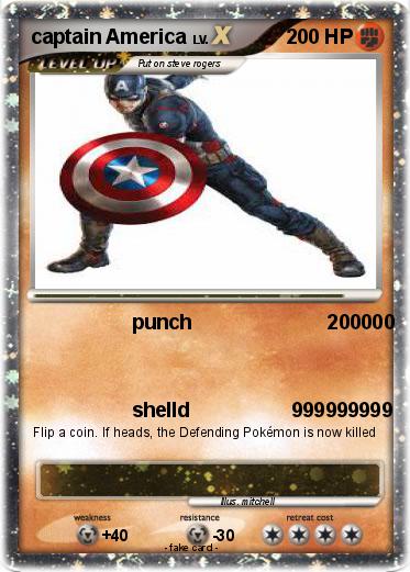 Pokemon captain America
