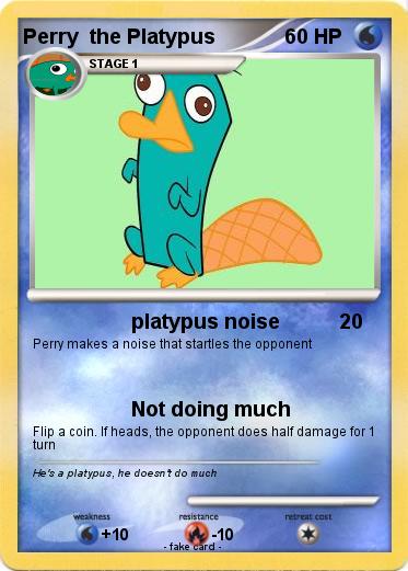 Pokemon Perry  the Platypus