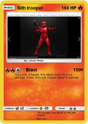 Pokemon Sith trooper