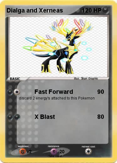 Pokemon Dialga and Xerneas