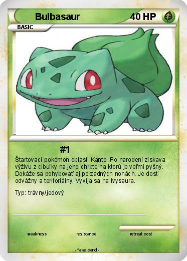 Pokemon Bulbasaur