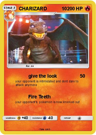 Pokemon CHARIZARD           10