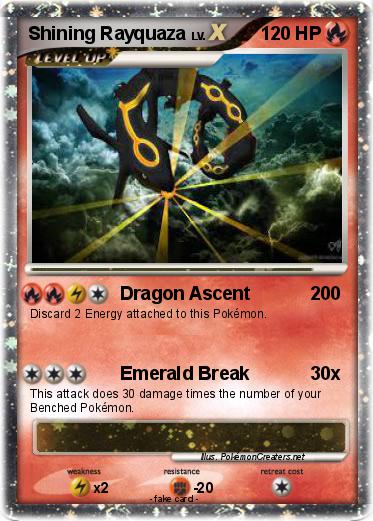 Pokemon Shining Rayquaza
