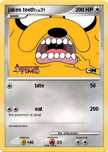 Pokemon jakes teeth