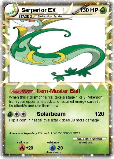 Pokemon Serperior EX