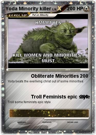Pokemon Yoda Minority killer