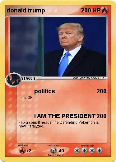 Pokemon donald trump