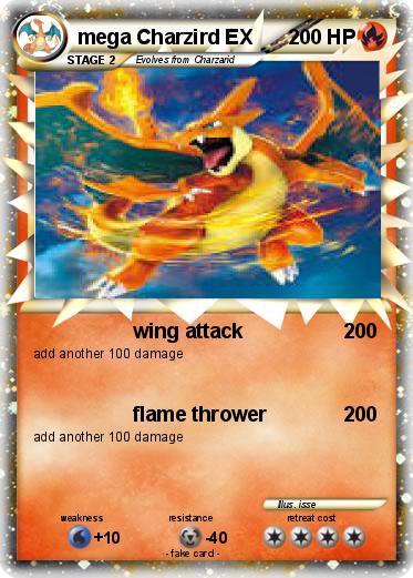 Pokemon mega Charzird EX