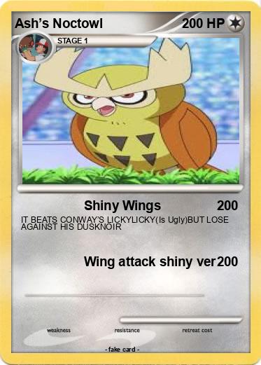 Pokemon Ash’s Noctowl
