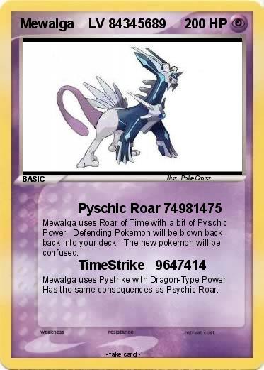 Pokemon Mewalga    LV 84345689