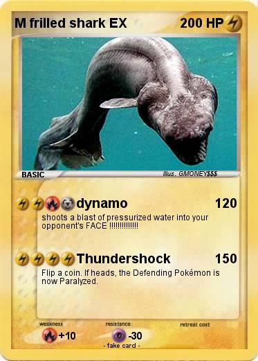 Pokemon M frilled shark EX