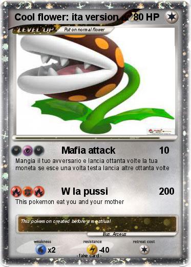 Pokemon Cool flower: ita version