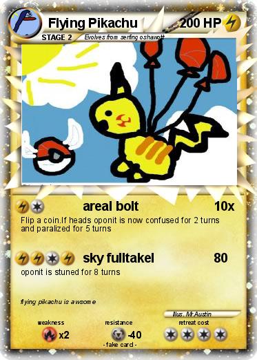 Pokemon Flying Pikachu