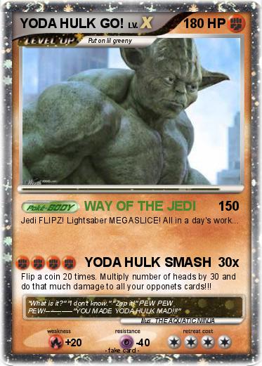 Pokemon YODA HULK GO!