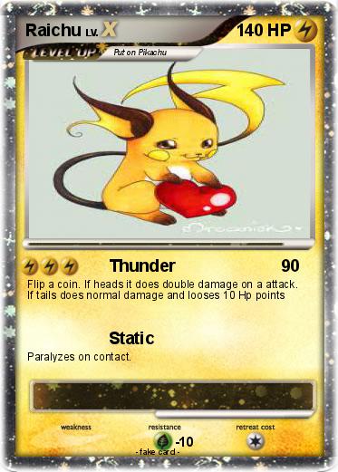 Pokemon Raichu