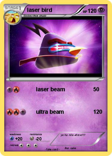 Pokemon laser bird