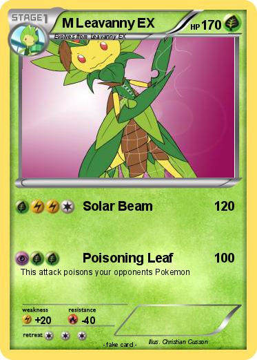 Pokemon M Leavanny EX