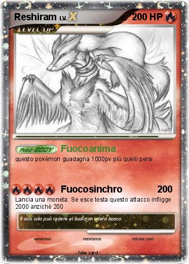 Pokemon Reshiram Pokemon Reshiram