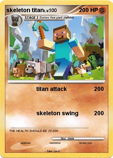Pokemon skeleton titan