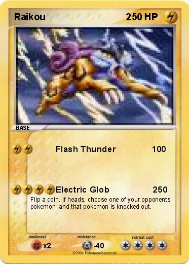 Pokemon Raikou                               2 
