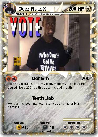 Pokemon Deez Nutz X