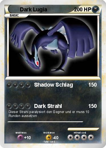 Pokemon Dark Lugia