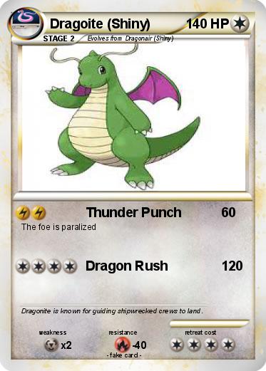 Pokemon Dragoite (Shiny)