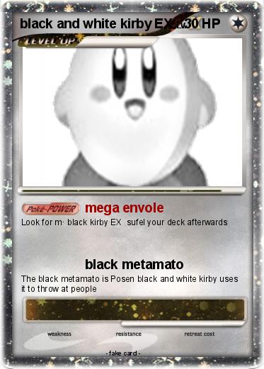 Pokemon black and white kirby EX