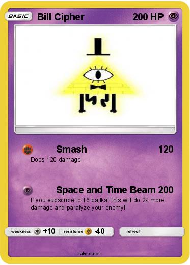 Pokemon Bill Cipher