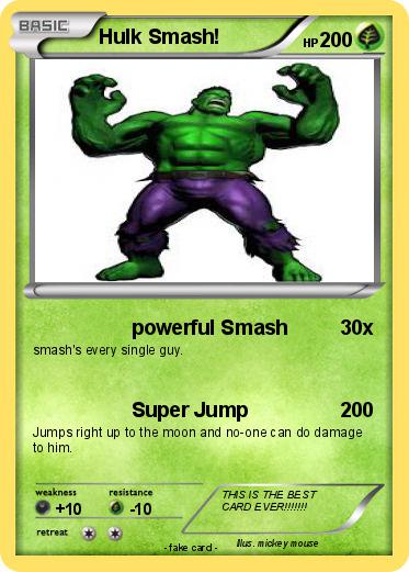 Pokemon Hulk Smash!