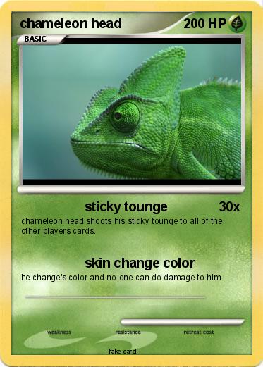 Pokemon chameleon head