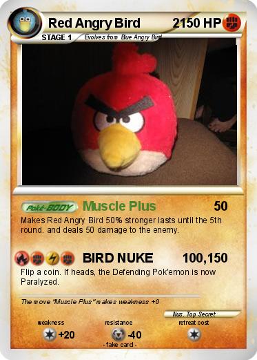 Pokemon Red Angry Bird         2