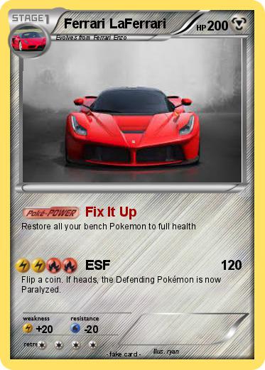 Pokemon Ferrari LaFerrari