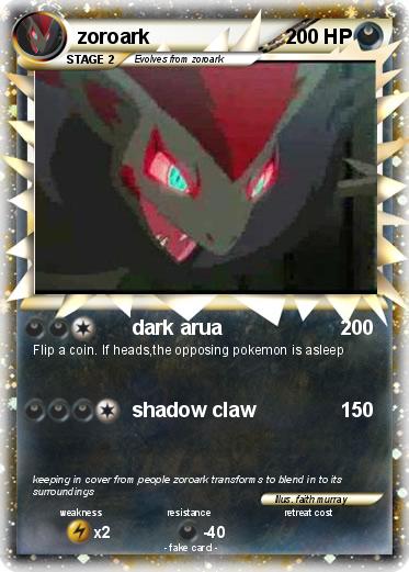 Pokemon zoroark