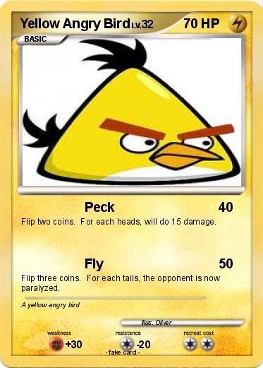 Pokemon Yellow Angry Bird