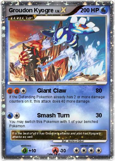 Pokemon Groudon Kyogre